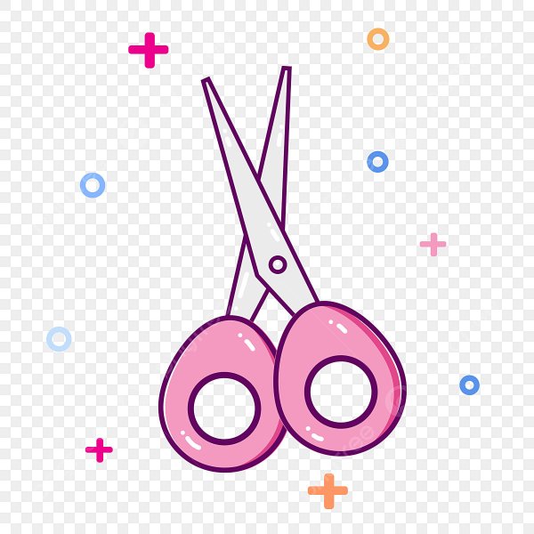 Ножницы детские вектор