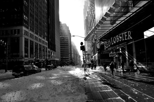 Нью-Йорк улицы 1920