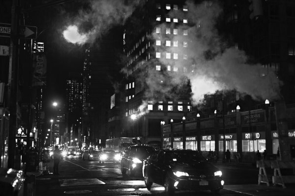 Нью-Йорк улицы Нуар