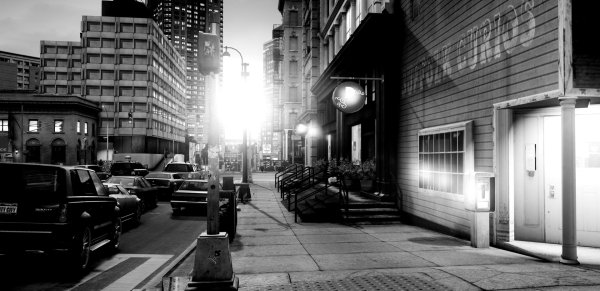 Нуар город зима