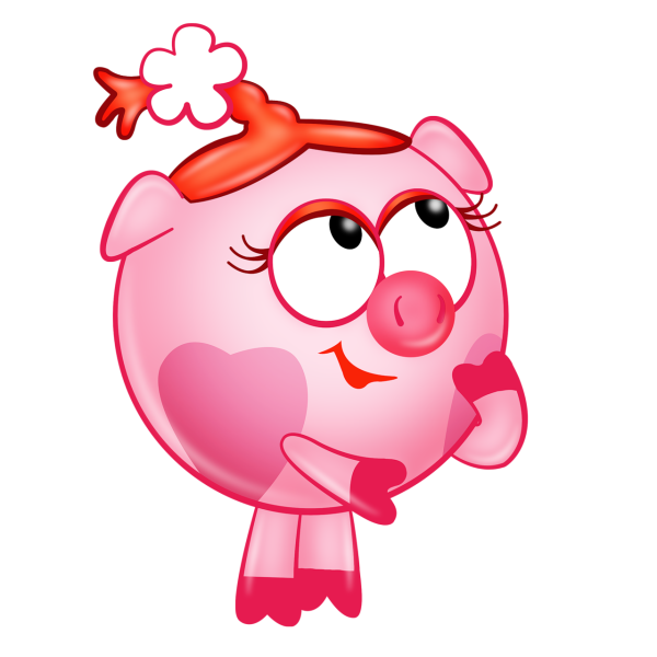 Нюша из смешариков картинки