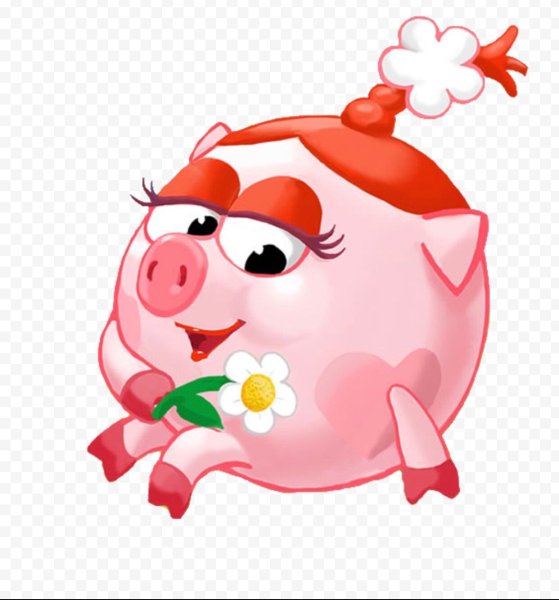 Герой мультика Смешарики Нюша