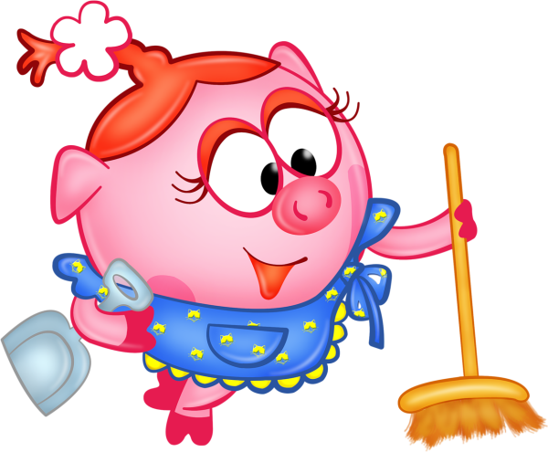 Смешарики на белом фоне