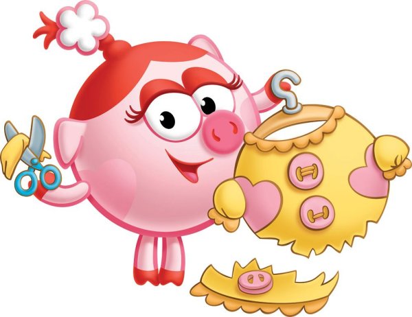 Нюша из смешариков картинки