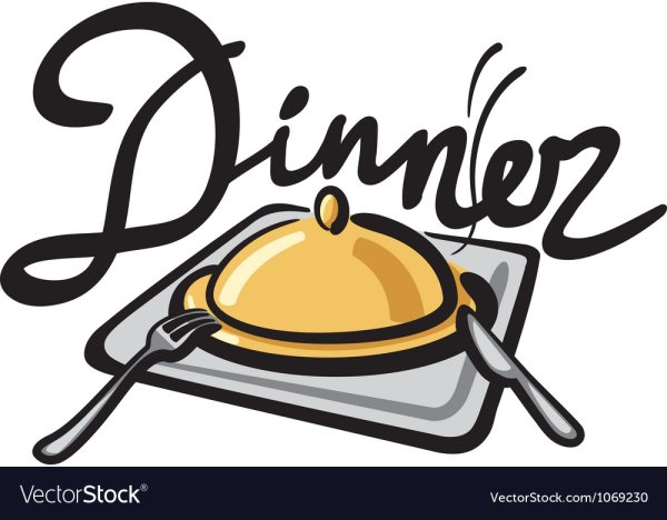 Dinner надпись