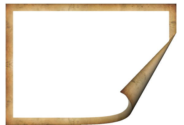 Лист с загнутым краем