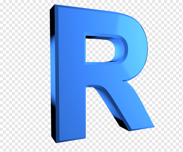 Объемная буква r