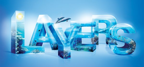 Буквы из воды