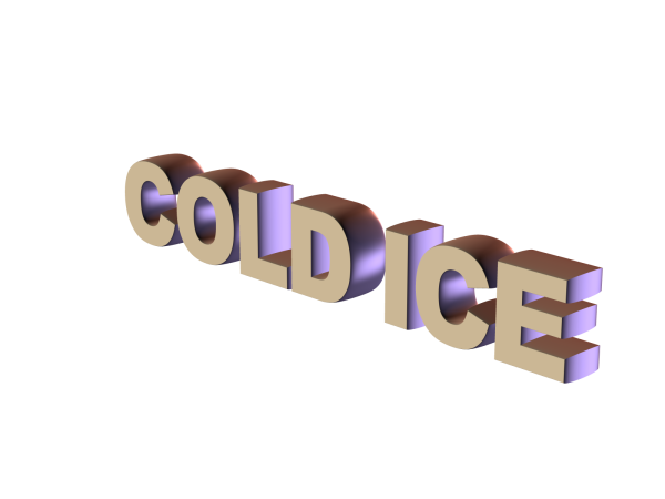 Объемная надпись на прозрачном фоне