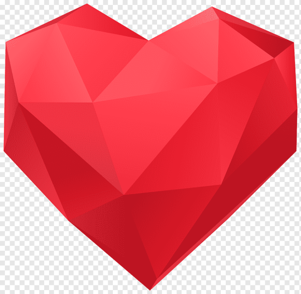Полигональное сердце