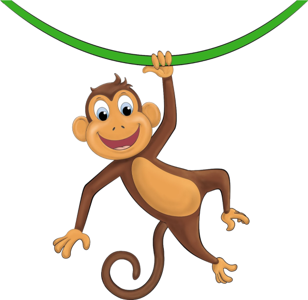 Обезьяна на Лиане