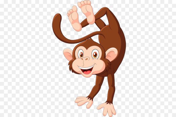 Обезьяна мультяшный
