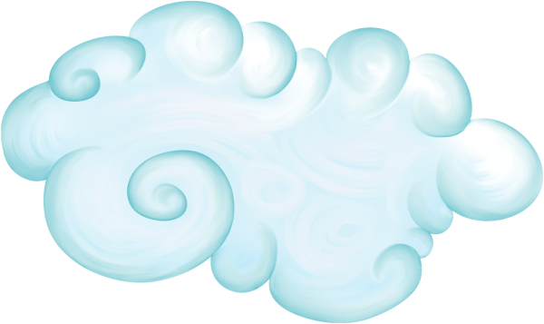 Тучка на прозрачном фоне