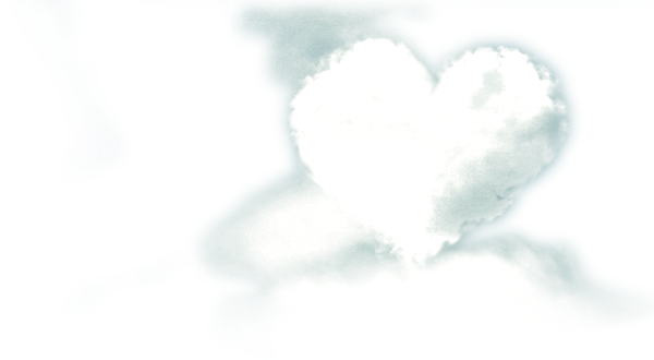 Облако в виде сердца