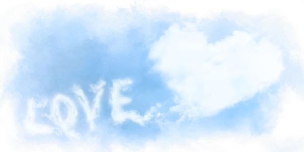 Облако сердце