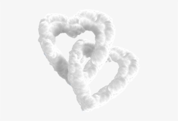 Облако в виде сердца