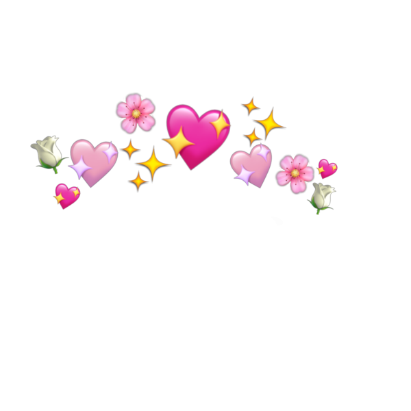 Ободок из сердечек для фотошопа