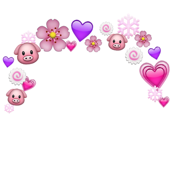 Сердечки вокруг головы