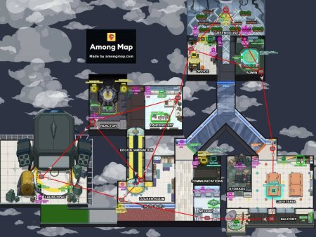 Карта Mira hq among us