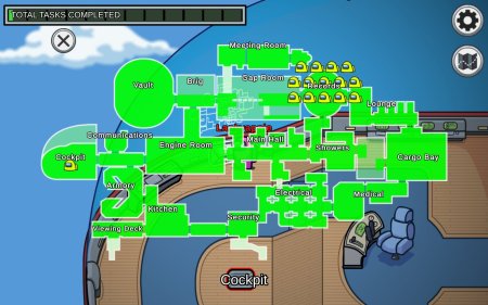 Among us новая карта дирижабль