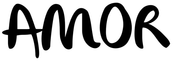 Амор надпись