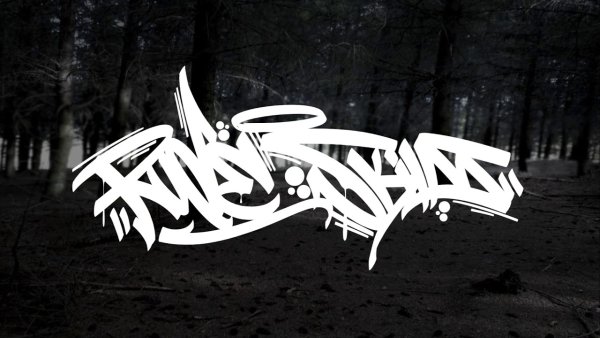 Надписи в ститиле андеграунд