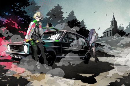 Путешествие на автомобиле арт