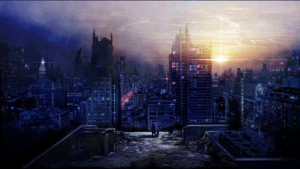 Разрушенный город