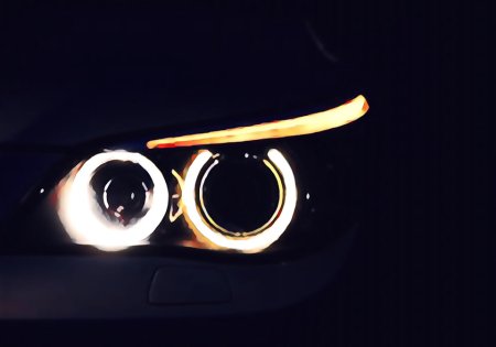 BMW m5 e60 ангельские глазки