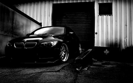 BMW oboi черный