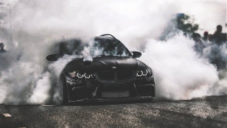 БМВ черная дрифт