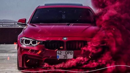 М5 ф90 в дыму