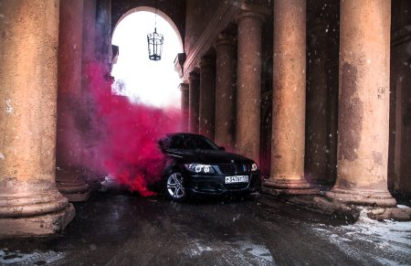 БМВ С дымовухой м 5 в 90