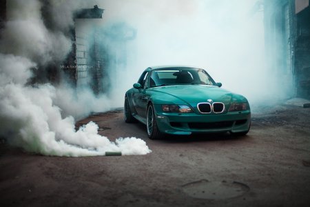 БМВ В дыму