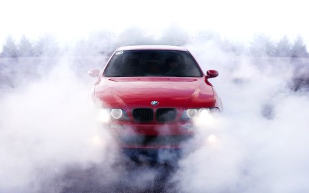 BMW e39 в заносе