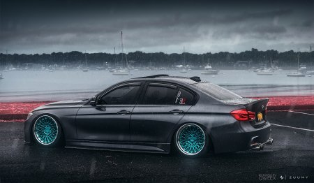 BMW m4 в дождь