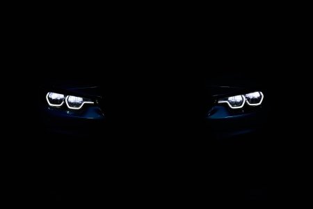 BMW m5 в темноте