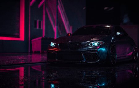 BMW m2 неон NFS 2015
