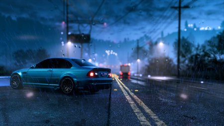 NFS BMW дождь