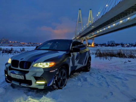 BMW x6m зима