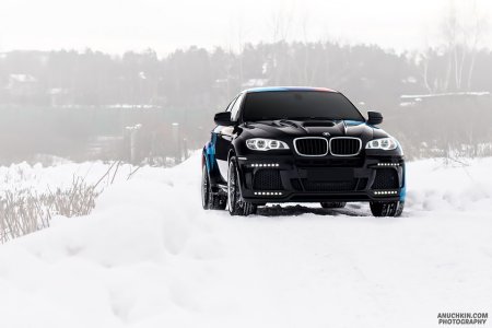 BMW x6m зима