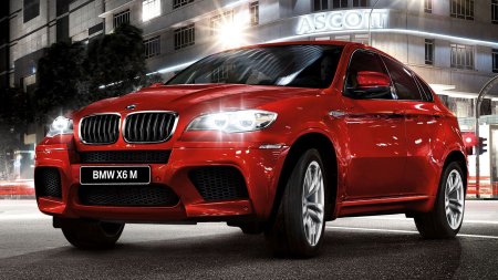 БМВ x6 красная
