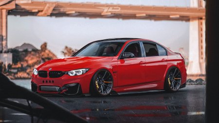 BMW f80 красная