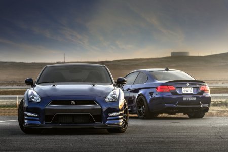 Nissan GTR И BMW m3