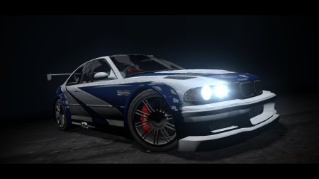 BMW e46 m3 GTR сбоку