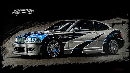 BMW m3 GTR most wanted арт