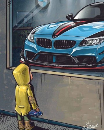 BMW m5 Art