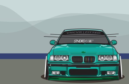 BMW e36 Sticker