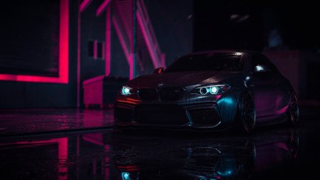 BMW m2 неон NFS 2015
