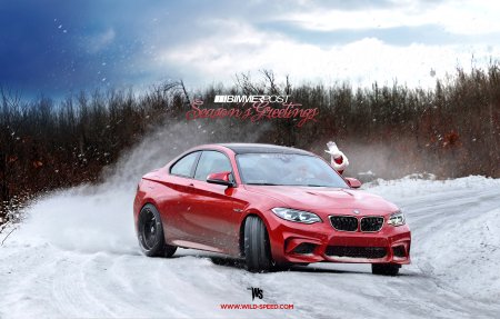 BMW m4 Snow